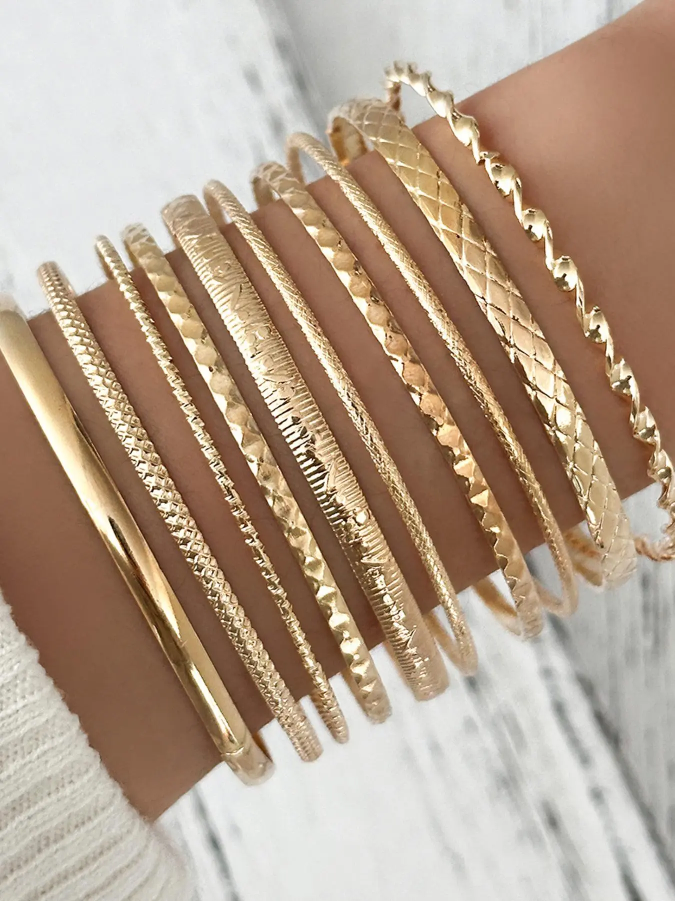 Women's Fashionable Bangle Bracelet, Fashion Jewelry for Party, Daily Clothing Decor, Trendy All-match & Exquisite Jewelry for Birthday Gift