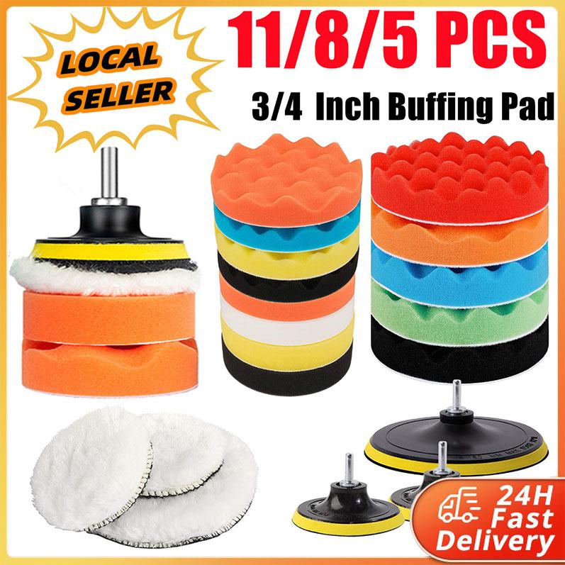 11/8/5PCS CarPolishing Disc Self-Adhesive Buffing Waxing Sponge ...
