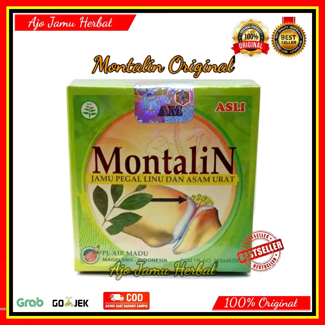 Montalin kapsul garansi jaminan original isi 10 Sachet