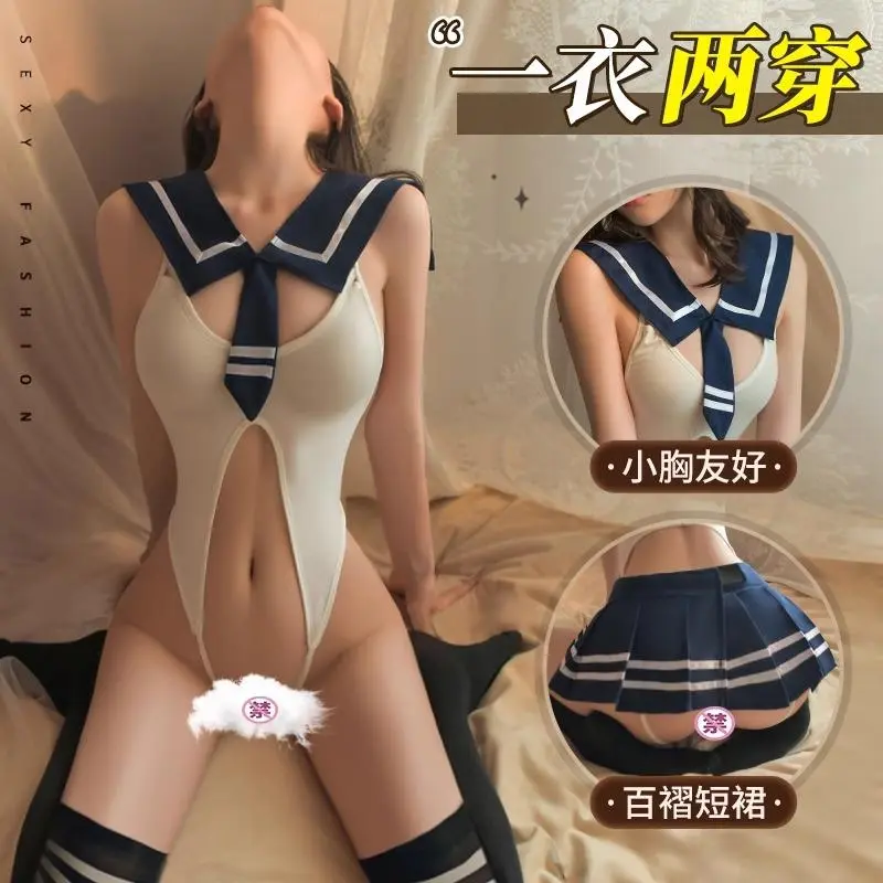 sexy lingerie singapore Sexy Lingerie Brasil White 2 Pieces Garter Belt Women Lingerie Bodysuit  Underwear Sissy Erotic Set Intimate main image 1