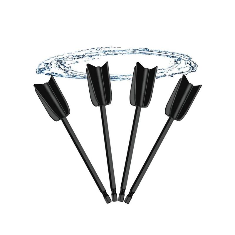 Product Introduction of Paint Mixer Drill Attachment Mixer, 2counts/set 12.5cm Paint Mixer Drill Attachment Mixer, for Paint Epoxy Resin Consistent Even Flow Stirrer Paddle [Without Machine] 8