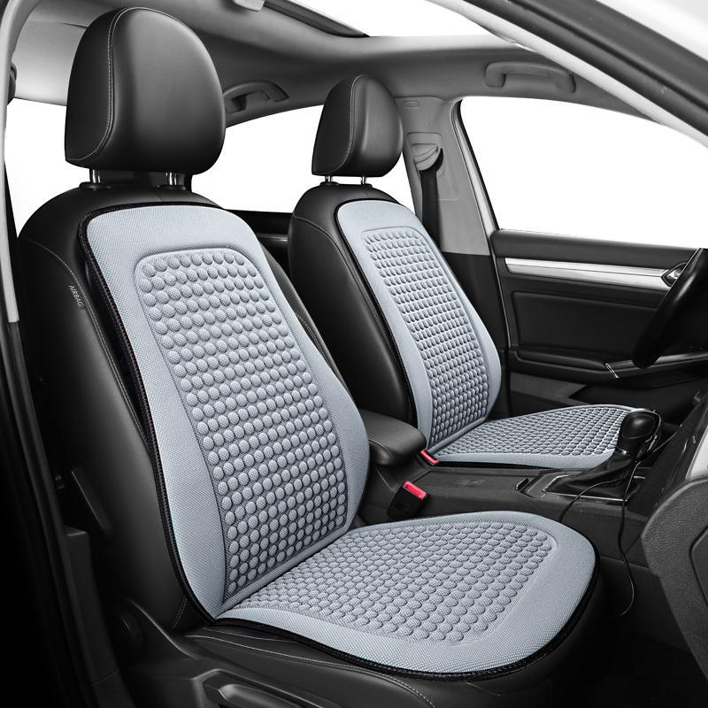 Product Introduction of Car Front Seat Cover, 2 Counts/set Breathable Non-slip Car Seat Protector, Universal Car Seat Protective Cover, Car Interior Accessories for SUV & Pickup 4
