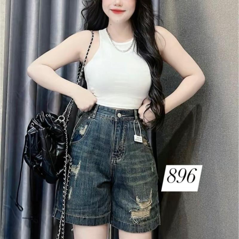 Quần Ngố Jean phông cách trẻ trung năng động Nữ Women Denim