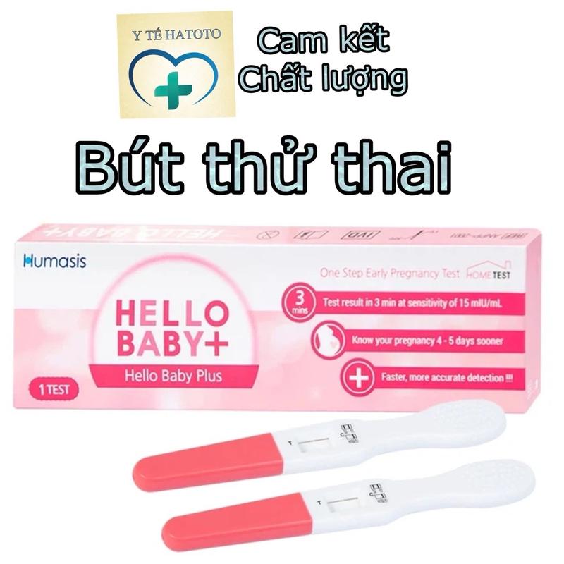 thử thai, Que thử thai Hello Baby Plus Humasis cho kết quả nhanh ...