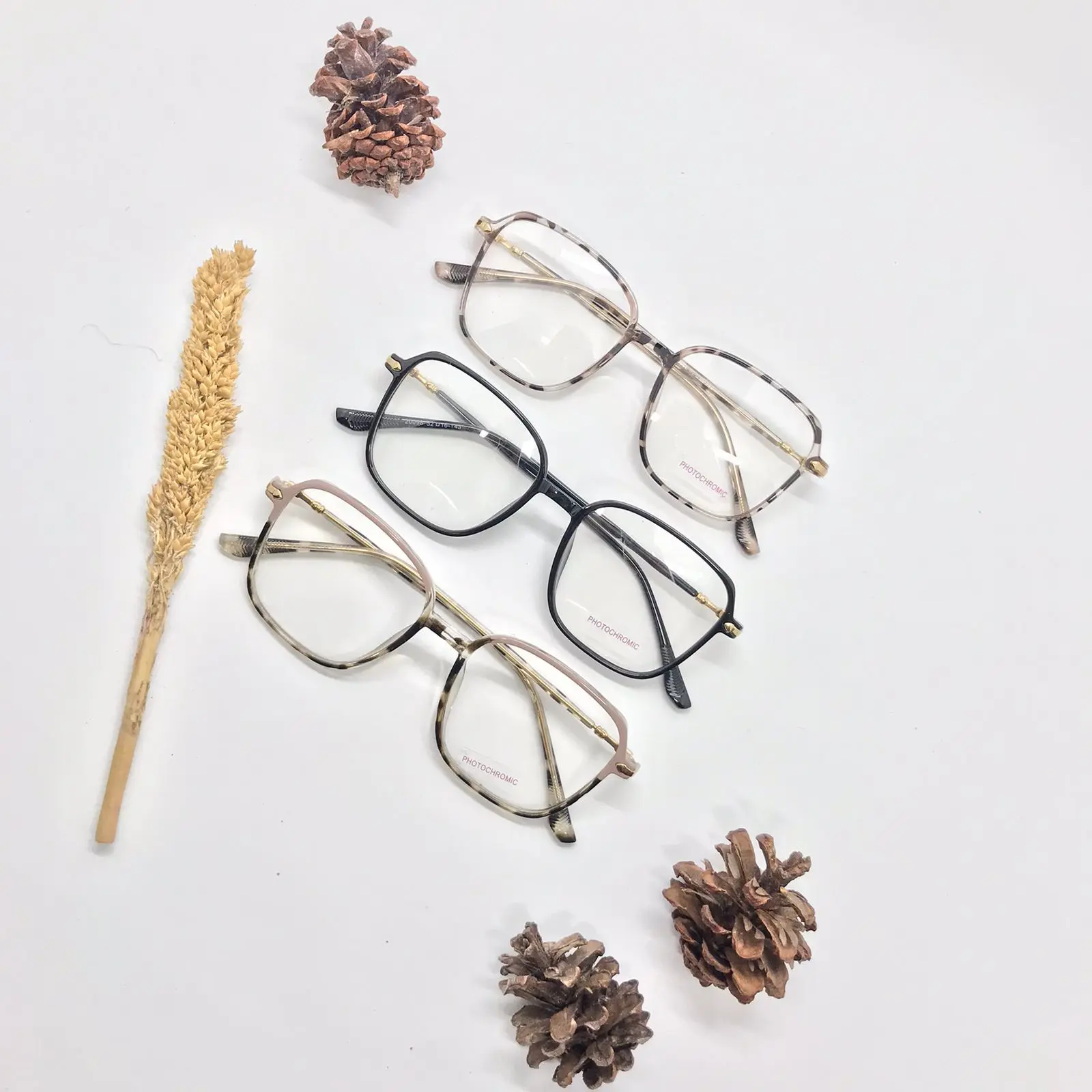 (Beli 1 Kacamata Non Normal Gratis 1 cateye Random)FREM KACAMATA LENSA PHOTOCROMIK KODE RR2OO98 Eyewear Frame