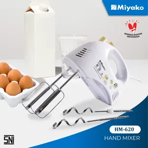 Hand Mixer Miyako HM-620 Mixer Tangan Dilengkapi 5 Speed Kecepatan