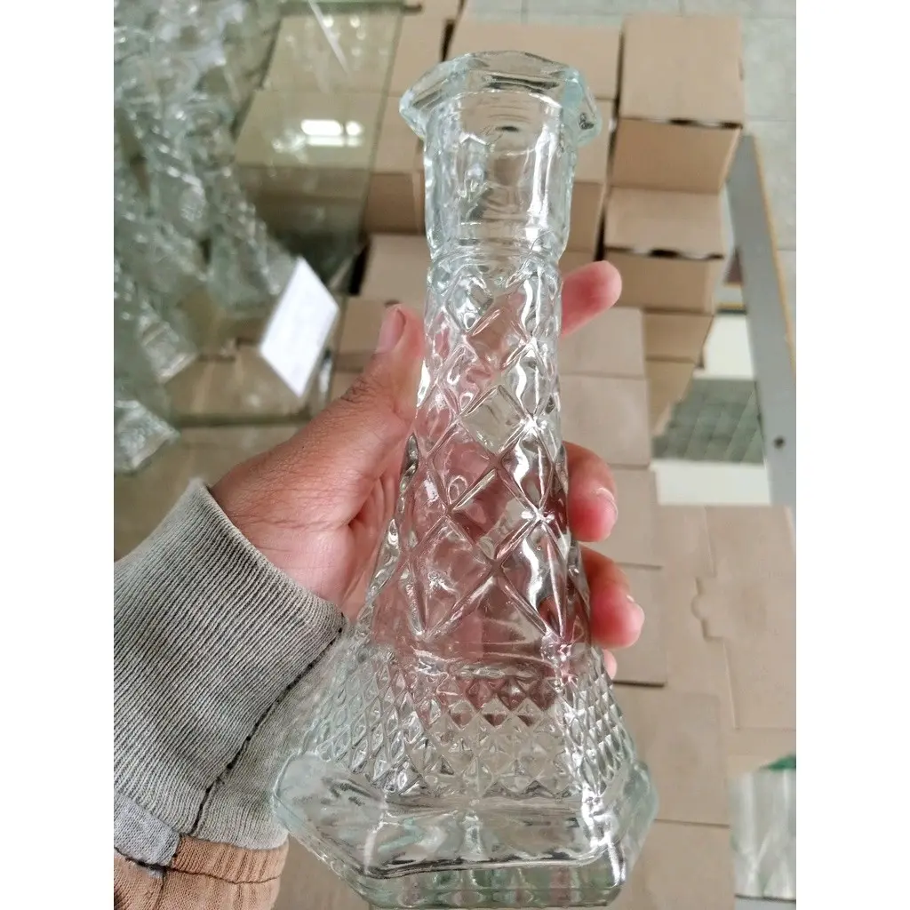 TERMURAH VAS BUNGA CRISTAL TEBAL 1PCS