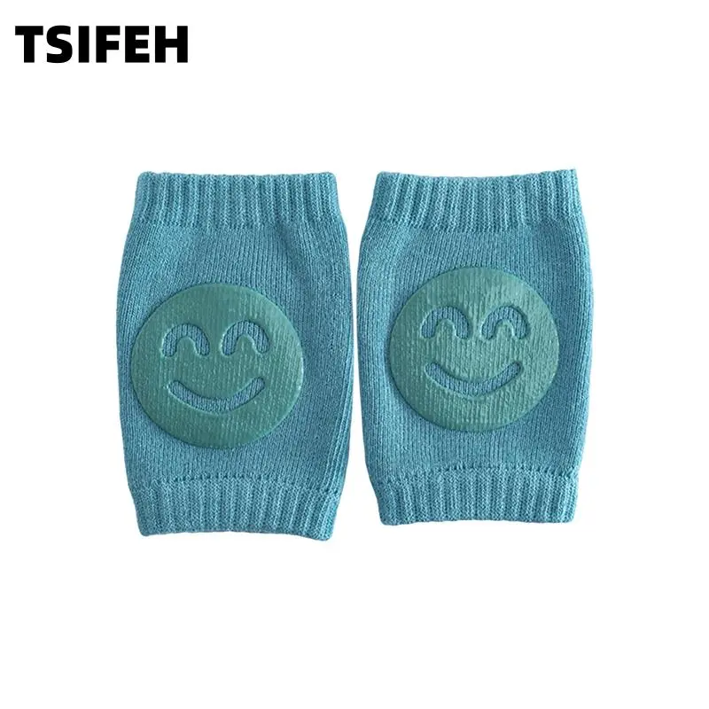 Baby Knee Pads for Crawling, Cartoon Smile Pattern Knee Protectors