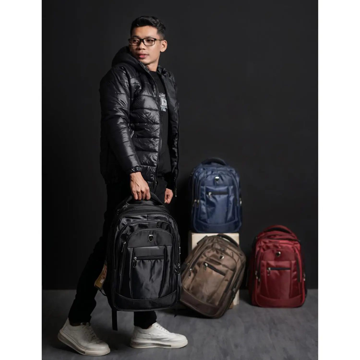 [JURAGAN TAS] POLO BACKPACK ORI BACKPACK PRIA USB CHARGER TAS POLO TAS PRIA TAS RANSEL PRIA TAS CHARGER + BAG COVER ANTI AIR