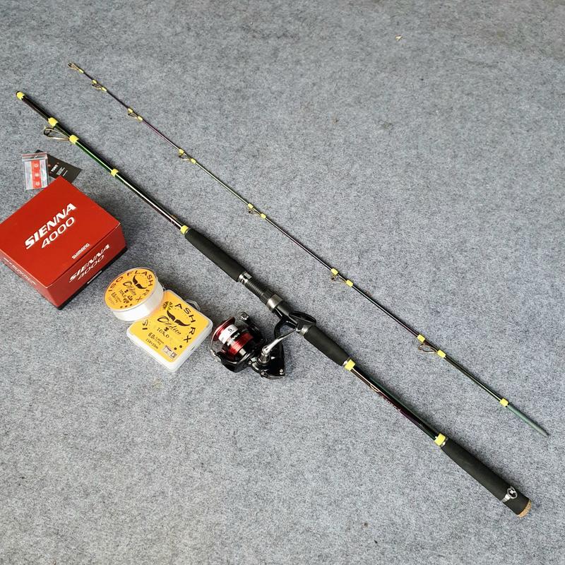 [ combo 3 món ] Cần câu Toro Dragon titan - Máy câu Shimano Sienna 4000 - cước Toro 150 mét