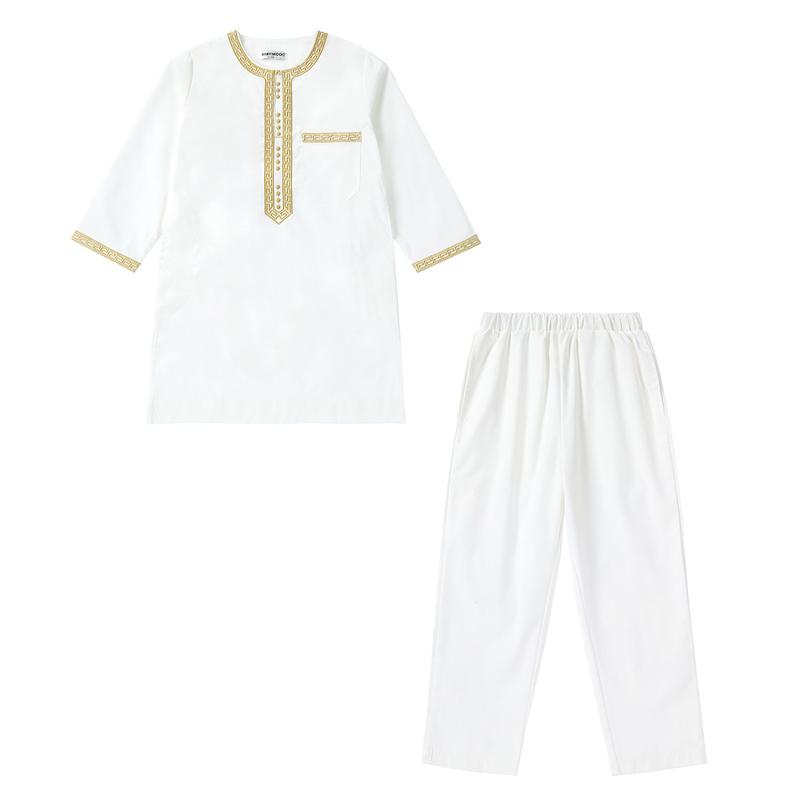 Product Introduction of Muslim Dress Muslim Festival Clothing Perfect for Cultural Events, Daily Wear and Ideal for Ramadan and Eid Celebrations, Cultural Clothing, Gift for Kids, Ramadan Gift 23
