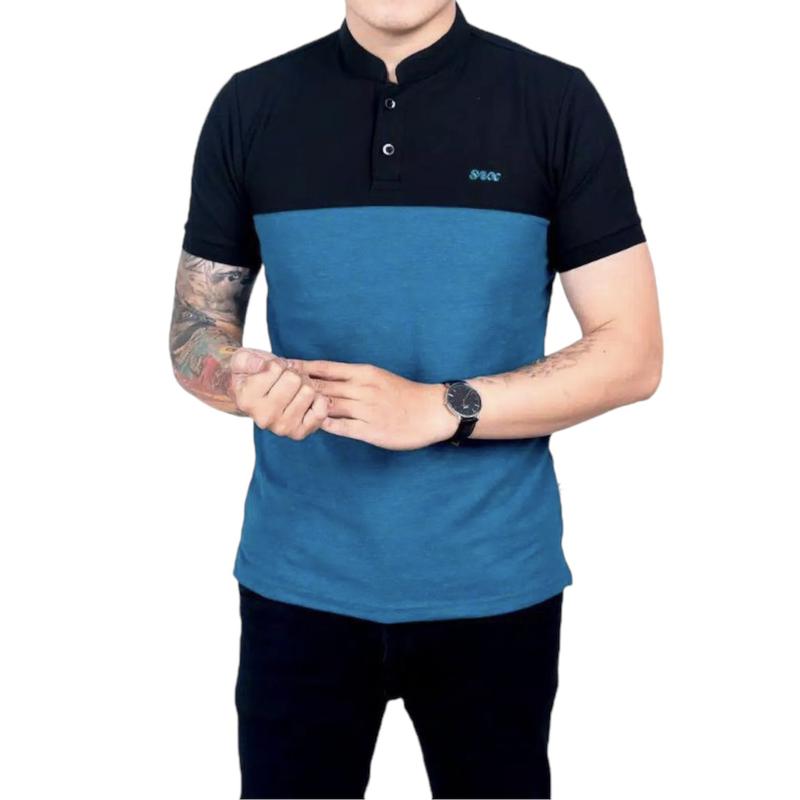 Product Introduction of Baju kaos kerah SIX pria dewasa / kaos kerah kombinasi / kaos kerah Quality premium Katun Polo Distro 5