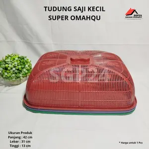 OMAHQU - TUDUNG SAJI PLASTIK KECIL SUPER TUTUP LAUK ANTI LALAT PENUTUP MAKANAN MURAH