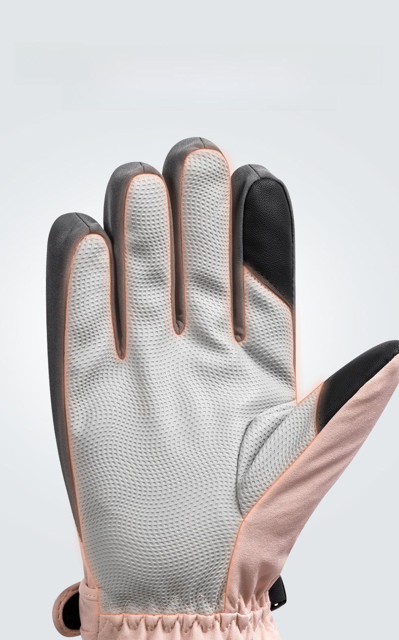 Product Introduction of Ski Gloves Men's and Women's Winter Fleece-lined Warm Outdoor Biking Mountain Climbing Waterproof and Windproof Thick Cold-Proof Motorcycle Cross-Border 7