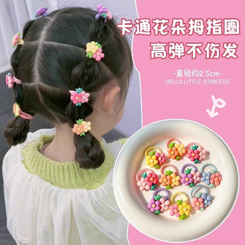 Product Introduction of Dây Buộc Tóc Hoa Cho Trẻ Em, Cho Bé Gái, Dây Buộc Tóc Bện, Phụ Kiện Tóc, Không Gây Tổn Thương, Đàn Hồi, Dây Buộc Tóc Tốt, Dây Cao Su Cho Tóc, Năm 2025 6