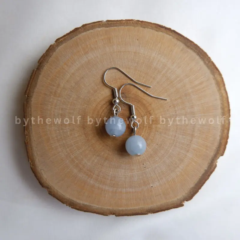 Crystal Beads Earrings - Anting Kristal Batu Alam 2