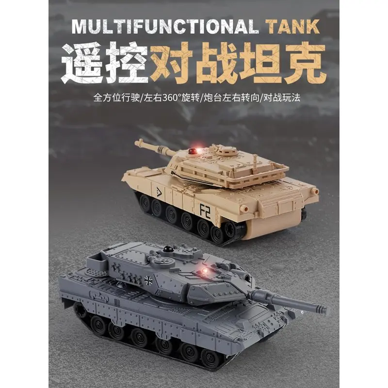 Đồ Chơi Điện Điều Khiển Từ Xa, Siêu Nhỏ Và Mini, Xe Tăng Nhỏ Kiểu Hổ, Đường Đua Và Lái Xe, Sạc, Đua Xe Địa Hình, Thích Hợp Cho Trẻ Em 3