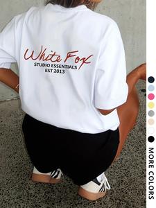 Summer Clothing Set Women's Letter Print Tee & Shorts, Casual Short Sleeve T-shirt & Skinny Shorts, Summer Clothes Set for Ladies Outdoor Holiday, Womenswear, Yoga Clothes Set, Casual Matching Set, Casual Outfit Set, Summer Beach Set, Matching Outfits