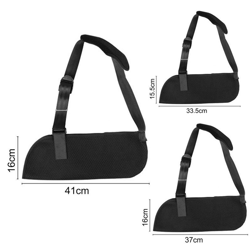 Product Introduction of สลิงแขน, Louterh, ปรับได้, เคล็ดขัดยอกข้อศอกบุนวม, ออกแบบตามหลักสรีรศาสตร์, บาดเจ็บที่ไหล่, ข้อมือห่อ, ข้อศอกฉีกขาด, สายรัดพยุงแขน, สำหรับซ้ายและขวา 0