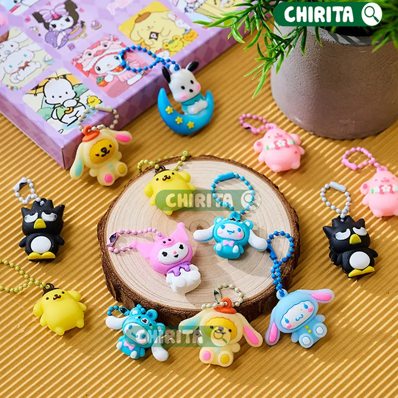 Hộp 40 Món Đồ Chơi Kuromi Gấu Hồng - Hộp Quà Bí Mật Hidden Box Chirita 1