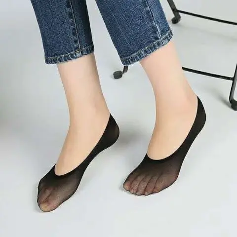 Tất Vô Hình Siêu Mỏng, Dành Cho Nữ, Tất Mùa Hè Ma Thuật, Thoáng Khí, Không Trơn Trượt, Tất Thuyền, Tất Lụa Chống Mùi, Có Sẵn Trong 1-20 Đôi