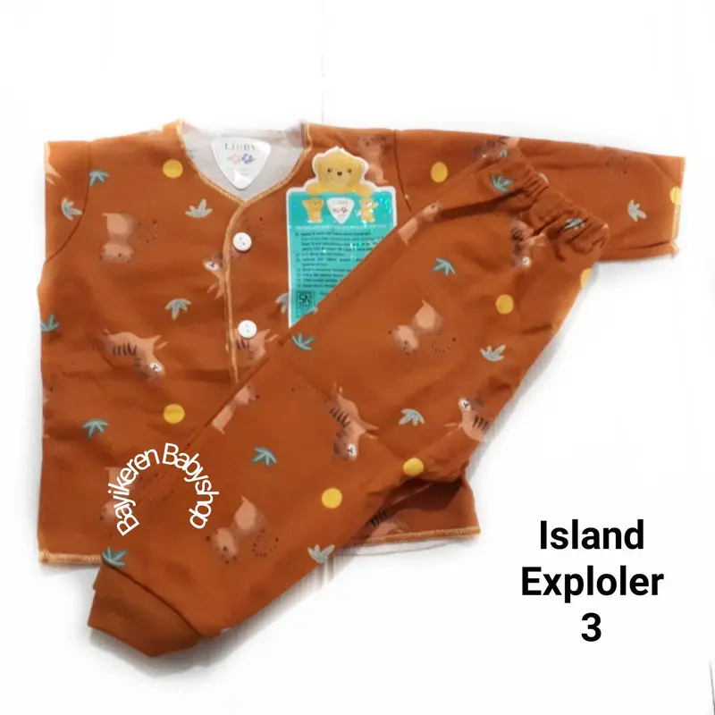 Libby Baby Setelan Panjang Newborn Motif paling baru Bayi Katun 1