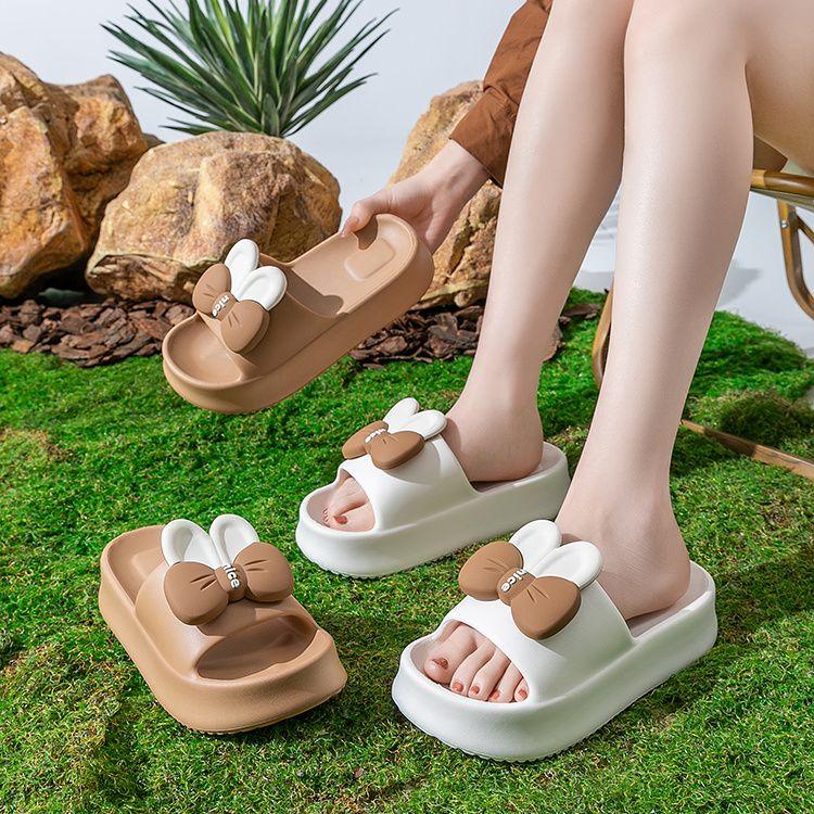 Dép Lê Nữ, Thiết Kế Dễ Thương, Thoải Mái Mùa Hè, Có Thể Đeo Ngoài Trời, Đế Dày, Thích Hợp Sử Dụng Trong Nhà, Chống Trượt, Thời Trang, Phong Cách Người Nổi Tiếng Trên Internet, Hàng Mới Về 2