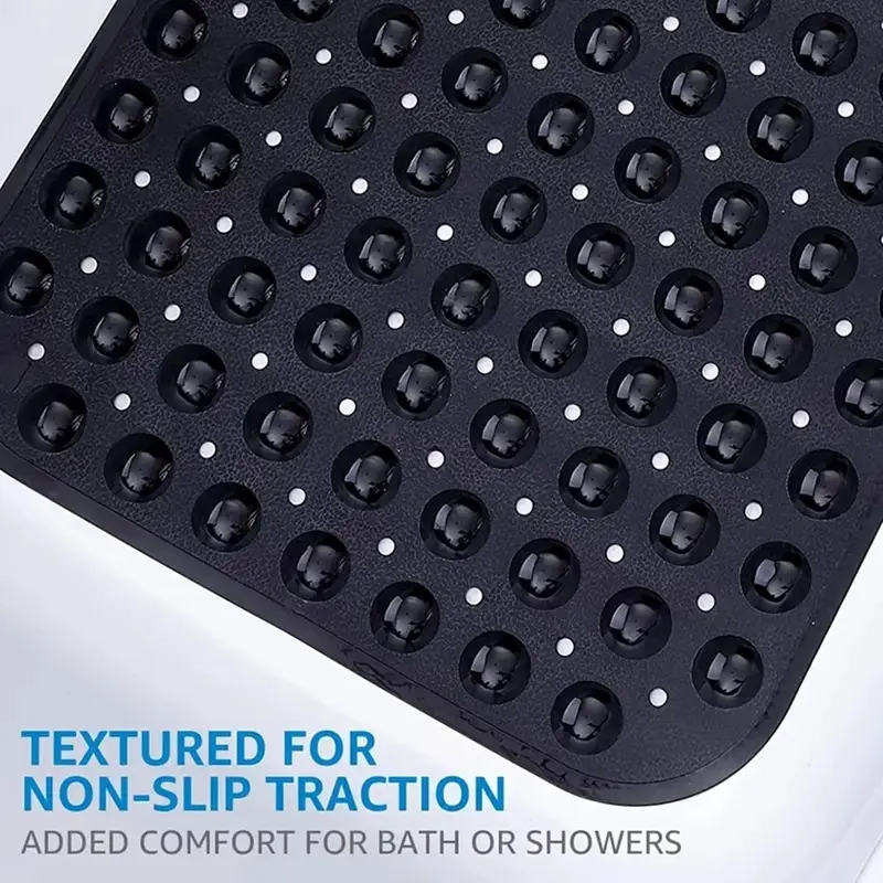 Bathtub & Shower Mat with Suction Cup Design, Non-slip Folding Bath Mat, Bathroom Accessories, Bathroom Gadget, Home Essentials, Best Friend Gifts, Bathroom Accessories, Home Goods 3