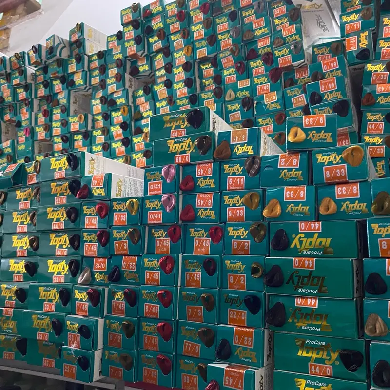SALE SỐC Thuốc nhuộm TOPTY kèm oxy các màu phủ bạc. Công nghệ mới nhuộm tóc bóng đẹp màu tự nhiên. 2