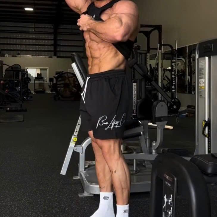 Quần Short Gym Nam Nỉ Cotton D.a Cá Trẻ Trung