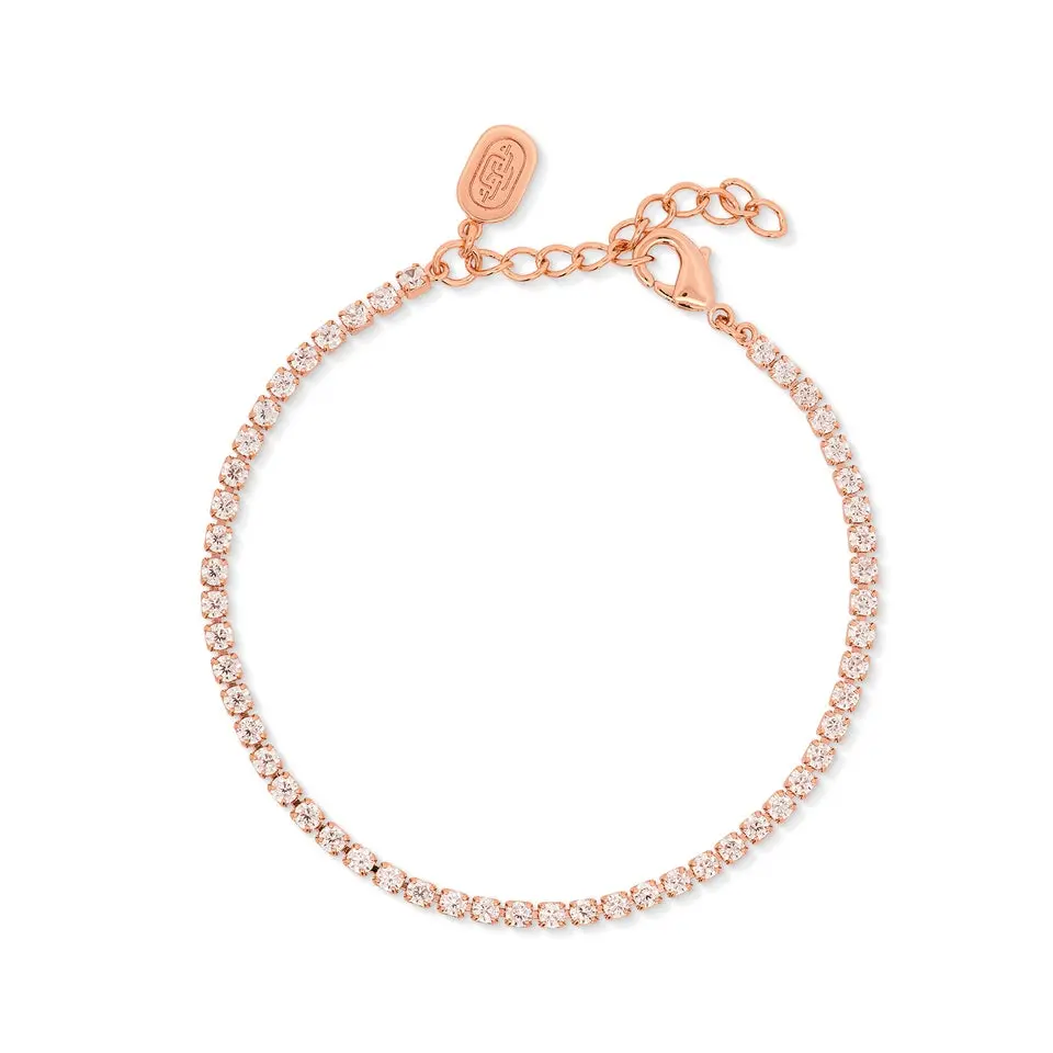 Rose Gold Tennis Bracelet (TikTok)