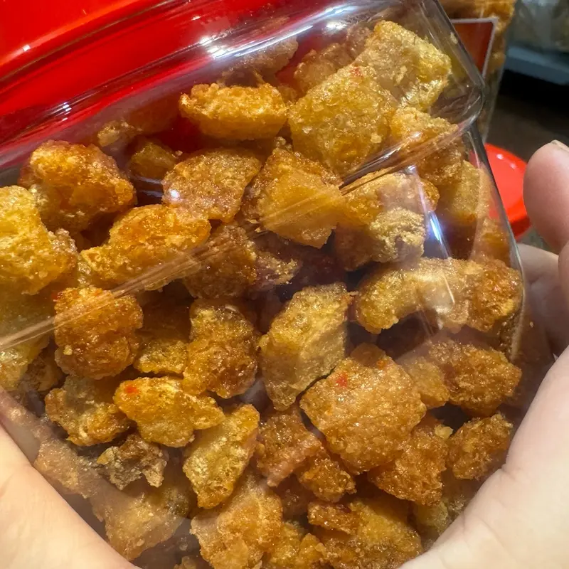 500g Top mỡ chiên giòn cháy mắm tỏi ớt thơm ngon Snack Cay 3
