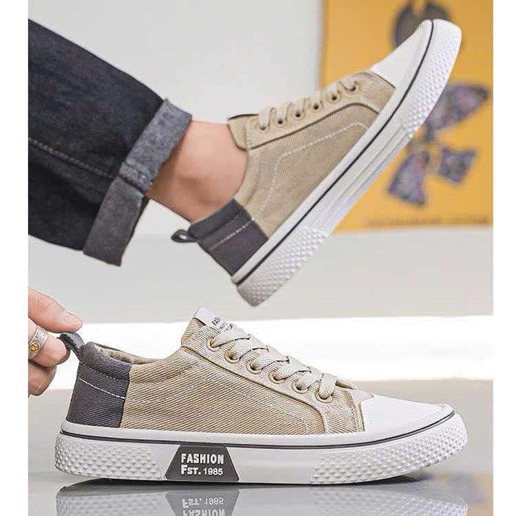 Giày Nam, Giày Sneaker Nam Chất Vải Canvas Phong Cách Hàn Quốc, Thời Trang, Thoáng Khí, Siêu Nhẹ (K120) 4