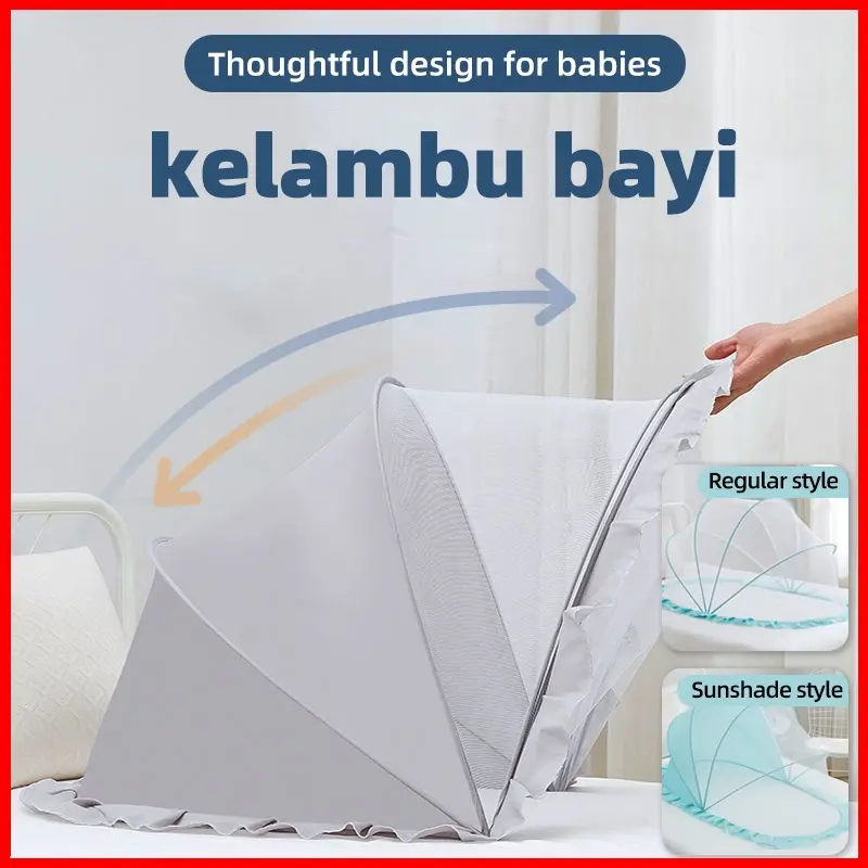 ID HOME Lipat Kelambu bayi /Portable Anak Bayi Ranjang Kelambu / Mosquito Net  Nyamuk 0