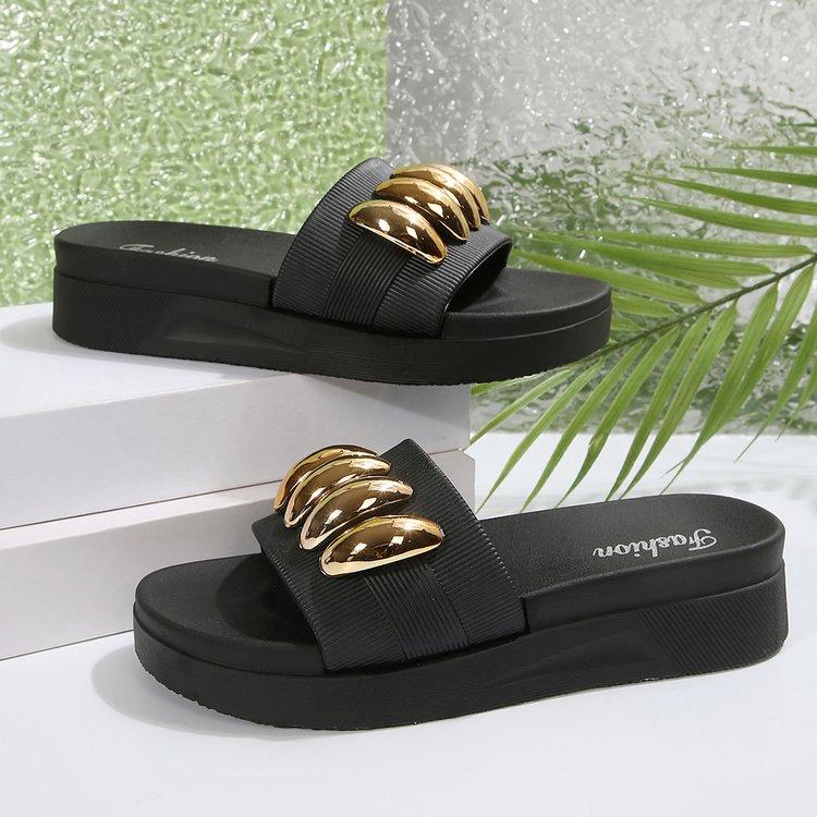 Product Introduction of Selipar Getah, Bahan Pu, Tumit Pertengahan (3-5cm), Bahagian Bawah Muffin 3