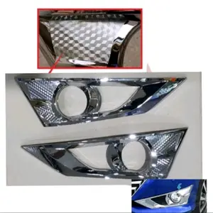 Ring fog lamp/ garnish foglamp Daihatsu SIGRA Cover fog lamp cover lampu kabut sigra model tempel Chrome