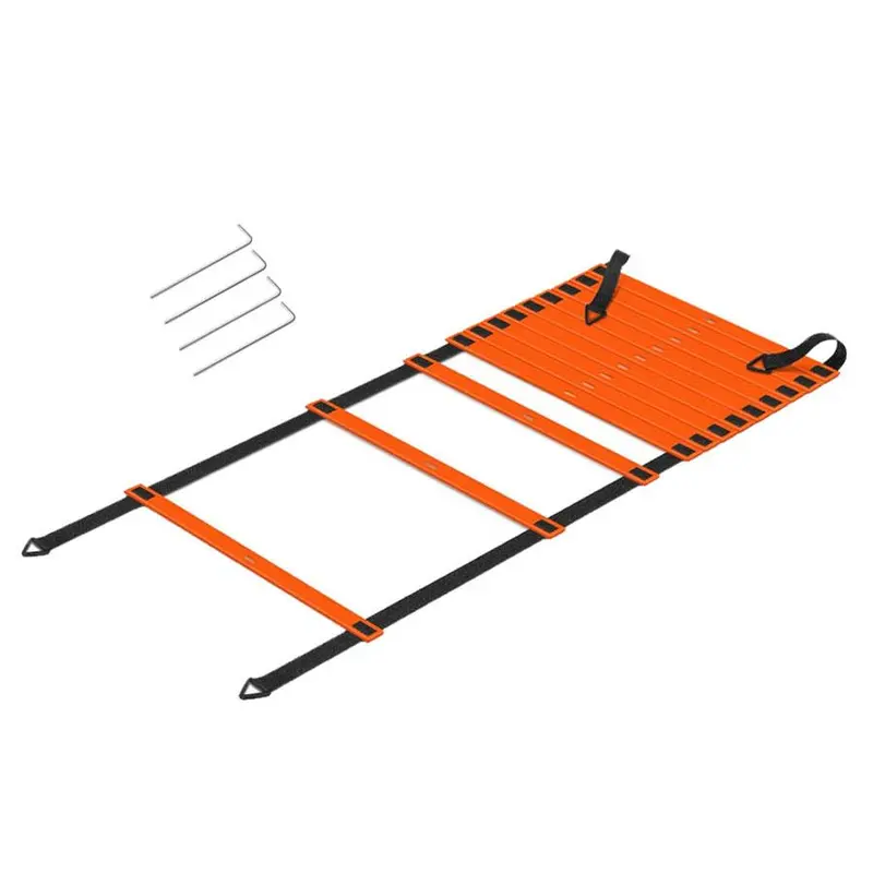 Agility Ladder with 4 Ground Nails, 1 Set Speed Agility Training Equipment, Fitness Training Equipment for Home Gym, Workout Equipment for Men and Women 3