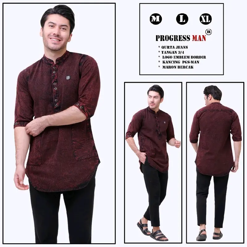Baju Koko Jeans Prograsman Original 2