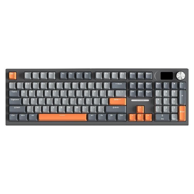 [ SALE Sốc ] Bàn Phím Cơ Lang Tu LT104 - 3 Mode kết nối - Trục cơ Linear - Switch 5 Pin - Có Hot-swap - Pin 6000mah - LED RGB
