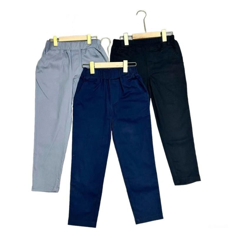 Quần Dài Kaki Đi Học Trẻ Em Cạp Chun Thoải Mái, Quần Đồng Phục Học Sinh Kaki Lưng Thun