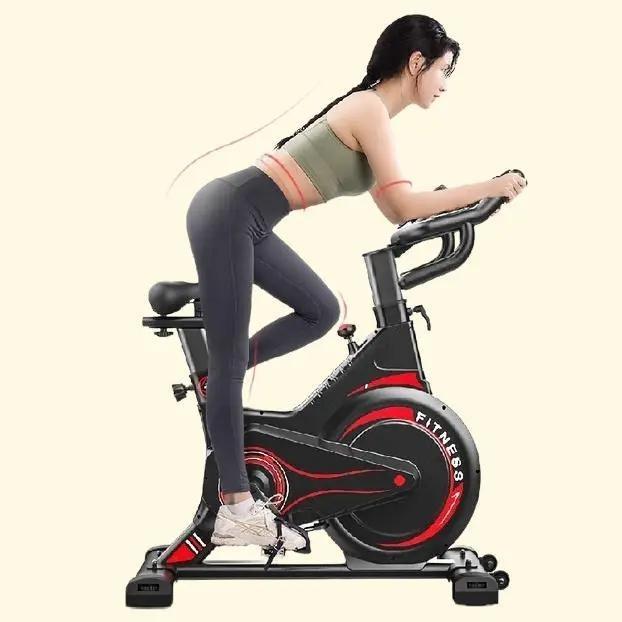  Xe đạp tập thể dục tại nhà - Happy Gam - bánh đà kháng từ đồng hồ đo nhịp tim calo tiêu thụ 