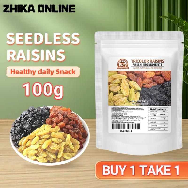 Buy 1 take 1 - seedless three mixed raisin snacks Mr. Squirrel100g ...