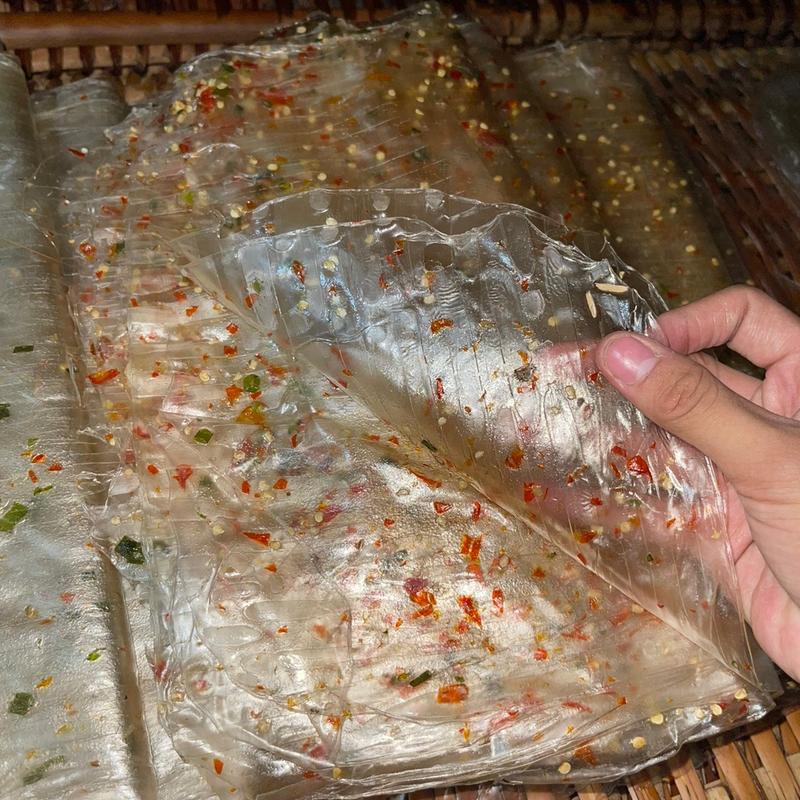 (Cay Nhiều) 500g Bánh Tráng Phơi Sương Dẽo Cay Nhiều Ăn Vặt Snack Food