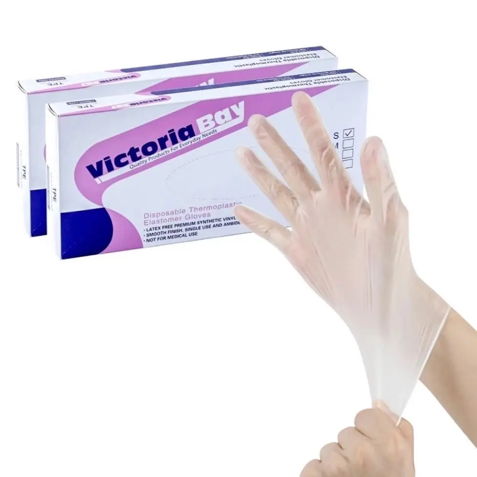 Hộp Găng Tay Nấu Ăn Làm Bếp Siêu Dai Victoria Bay - Chất Liệu TPE Kháng Khuẩn, An Toàn Sử Dụng - Chống Nước, Rửa Bát