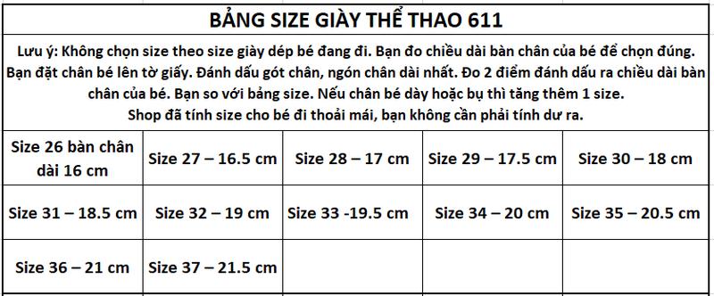 Product Introduction of Giày Cho Trẻ Em, Giày Đi Chơi, Đi Học Phong Cách Thể Thao Năng Động Nhập Quảng Châu Chất Lượng 611 New Size 26-37 0