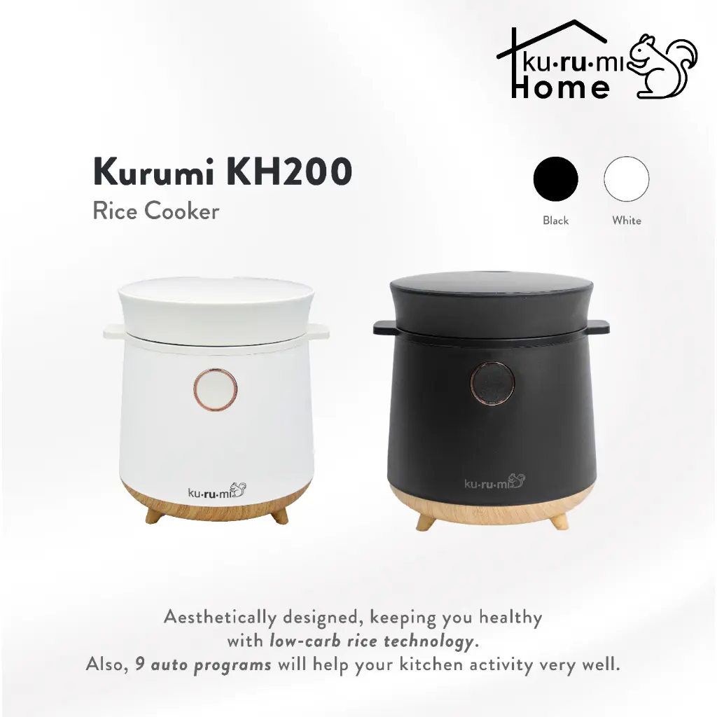 Kurumi Home Rice Cooker KH 200 (with Low Carb Function)