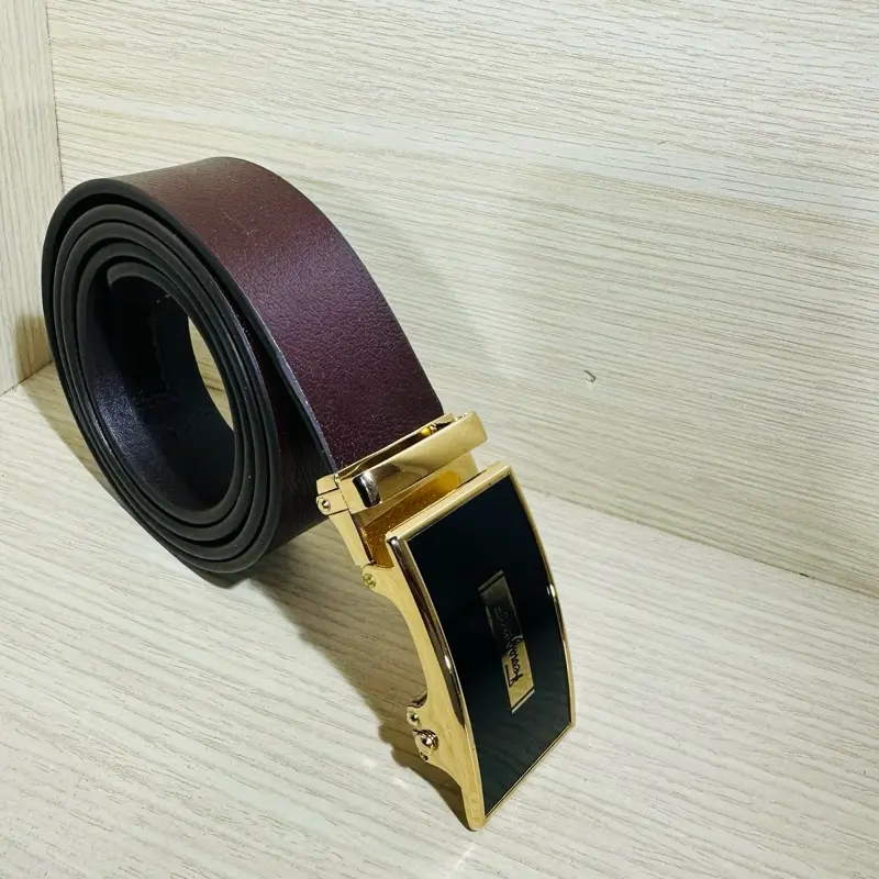 MÃ 05 ) Thắt Lưng Da Bò cao cấp một Lớp- nguyên miếng - da mềm độ bền cao , đầu khóa tự động xịn - làm tứ hợp kim cao cấp , không rỉ - bản dây 3,5 cm - dài 1m15 - 1m 25 - bảo hành da 2 năm