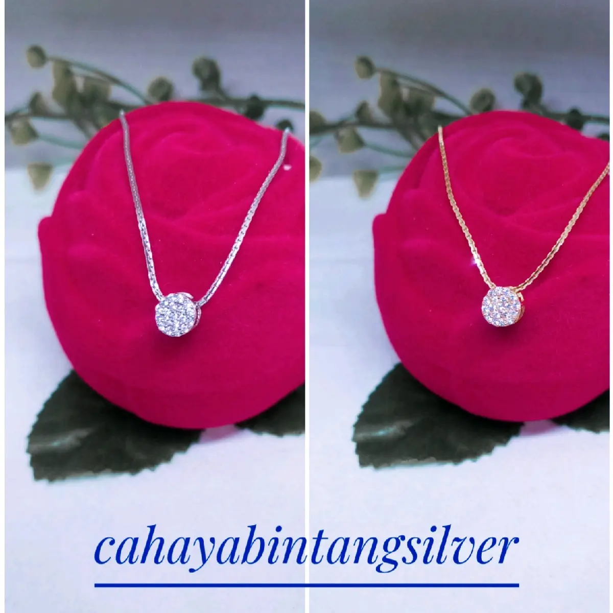 Kalung + Liontin Wanita / Variasi /Perak Asli 925 anti karat