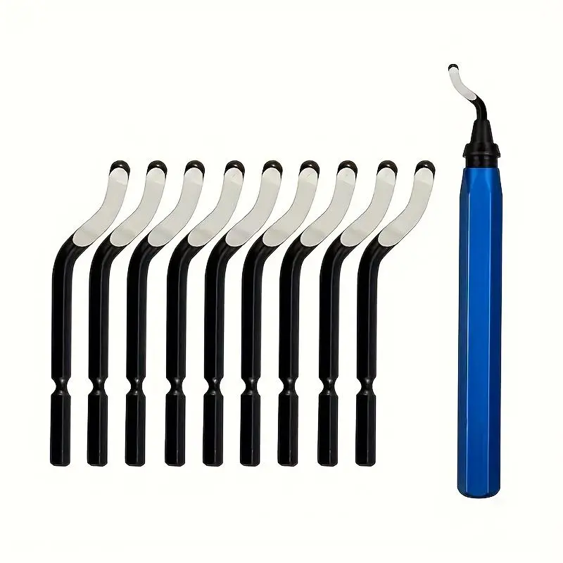11-in-1 Deburring Kit, 360° Rotatable Shank Deburring Trimmer, Deburring Tool, Deburring Tool for Home & Office