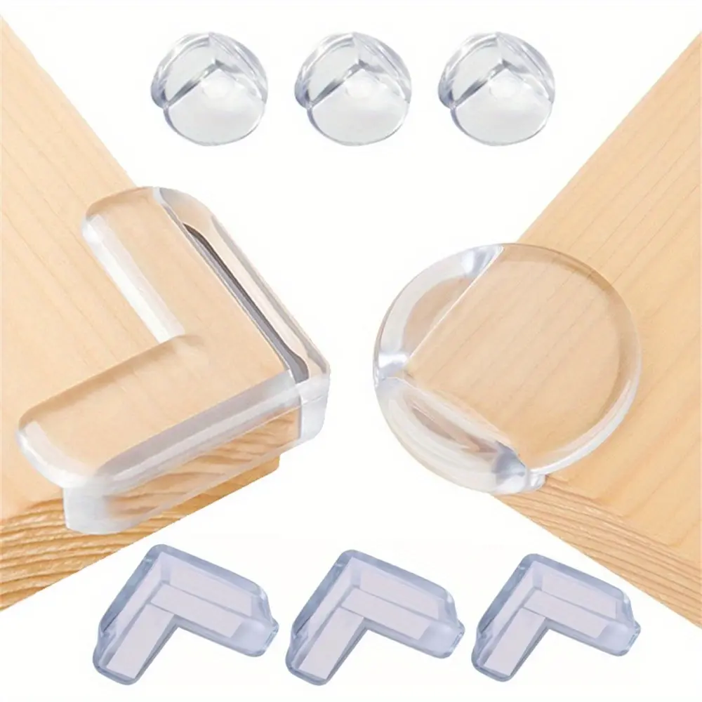 4pcs Table Right Angle Anti-Collision Angle Safety Anti-Collision Strip Protection Angle Baby Table Corner Cover Bed Window Cover Table Pasting Coffee